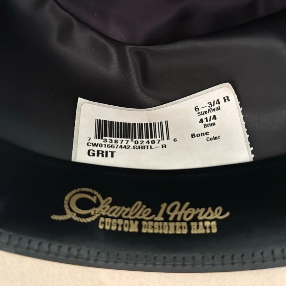 Vintage Charlie one horse hat- Brand new size 6 3/4 - Picture 6 of 6